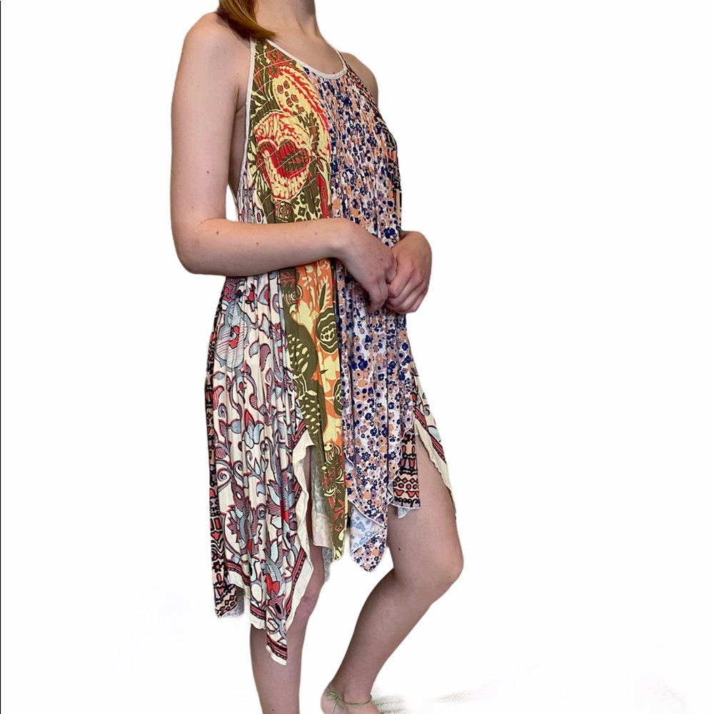 Colorful Free People Dress with Backless Details